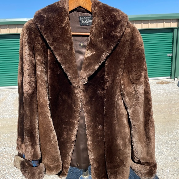 Jackets & Blazers - Vintage Beaver Fur Coat